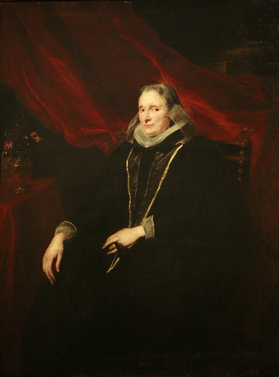 Portræt af Luigia Cattaneo-Gentile af Anthony van Dyck
