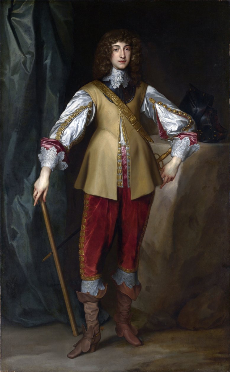 Portræt af prins Rupert, greve Palatine (1619-1682) af Anthony van Dyck