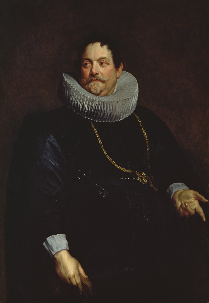 Portræt af en kavaler (John af Monfort) af Anthony van Dyck