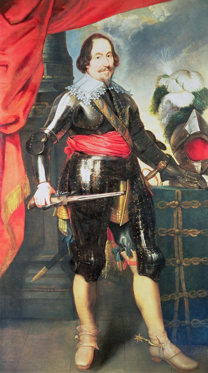 Portræt af en herre i rustning af Anthony van Dyck