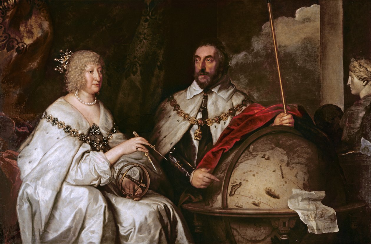 Madagaskar-portrættet af Thomas Howard og hans kone Aletheia Talbot, 1635 af Anthony van Dyck