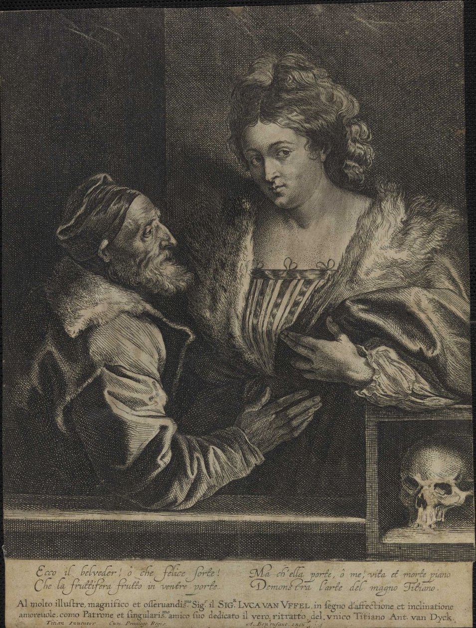 Tiziano og hans elskerinde af Anthony van Dyck