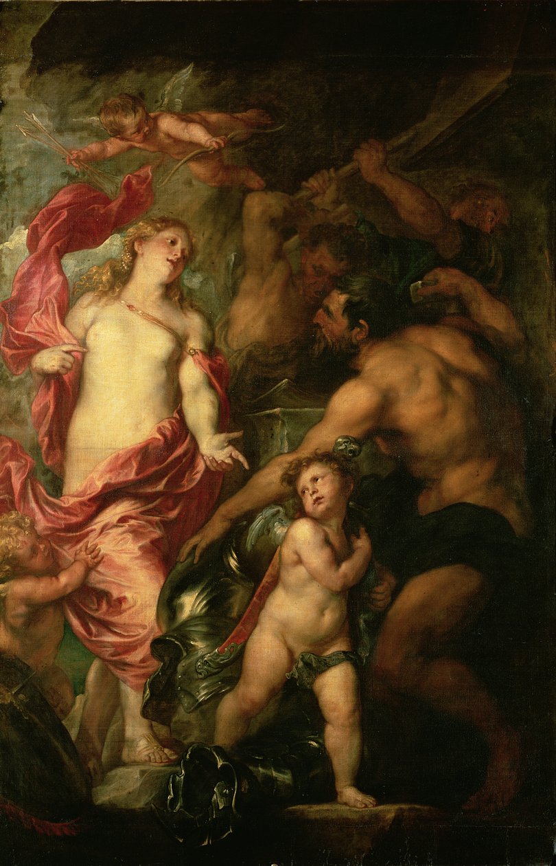Venus beder Vulcan om Æneas