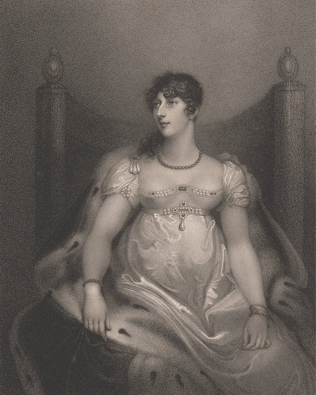 Charlotte Sophia (født Leveson-Gower), Somerset, hertuginde af Beaufort af Anthony Cardon