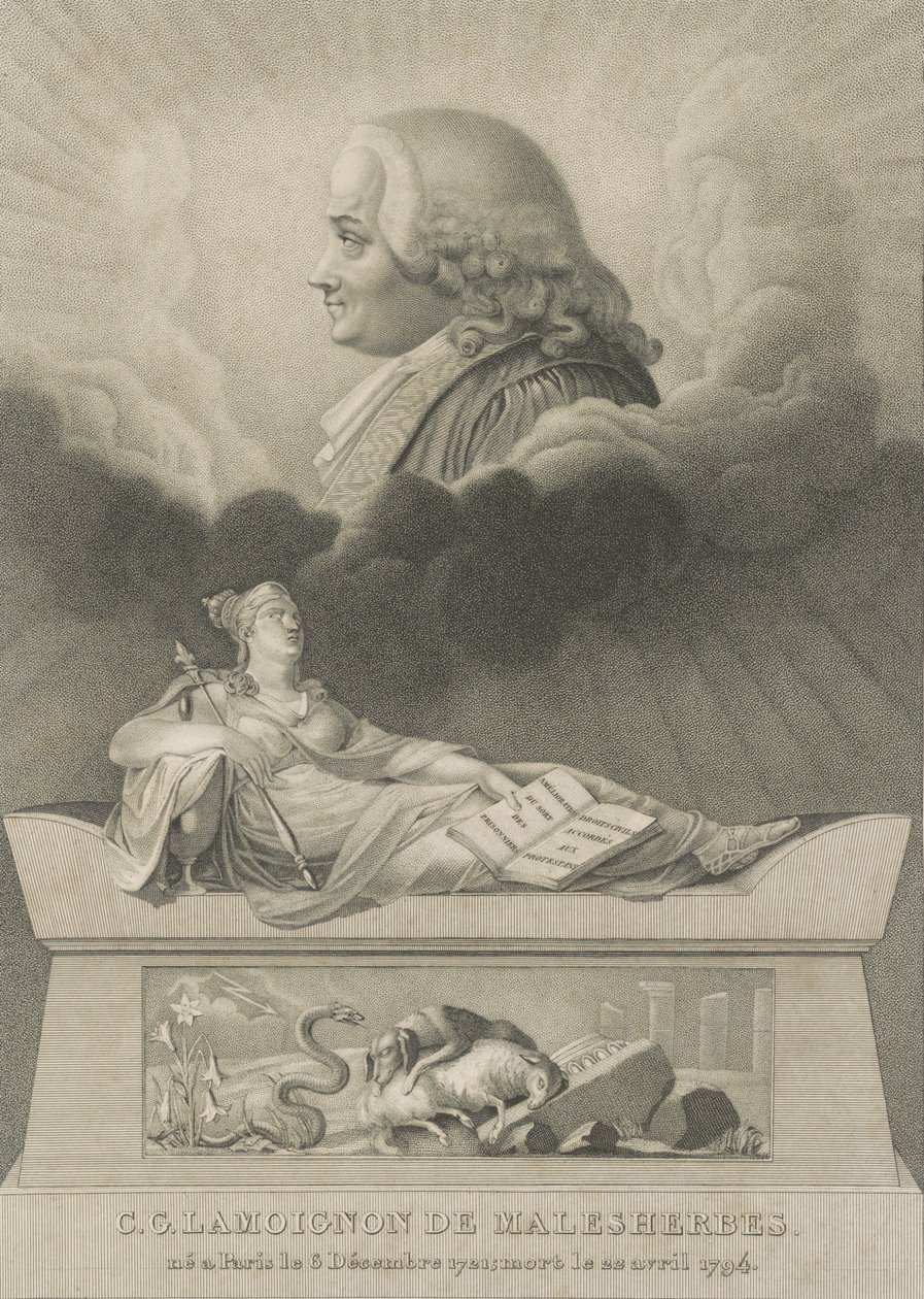 Christian Guillaume de Lamoignon de Malesherbes, 1798 af Anthony Cardon