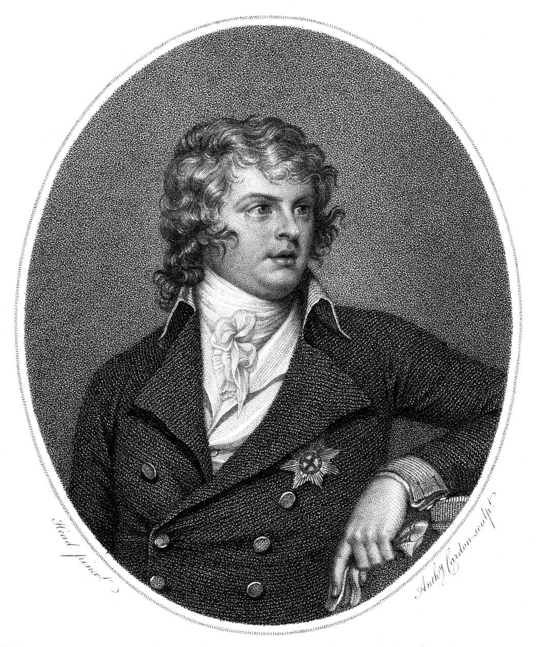 Prins Augustus Frederik, 1801 af Anthony Cardon