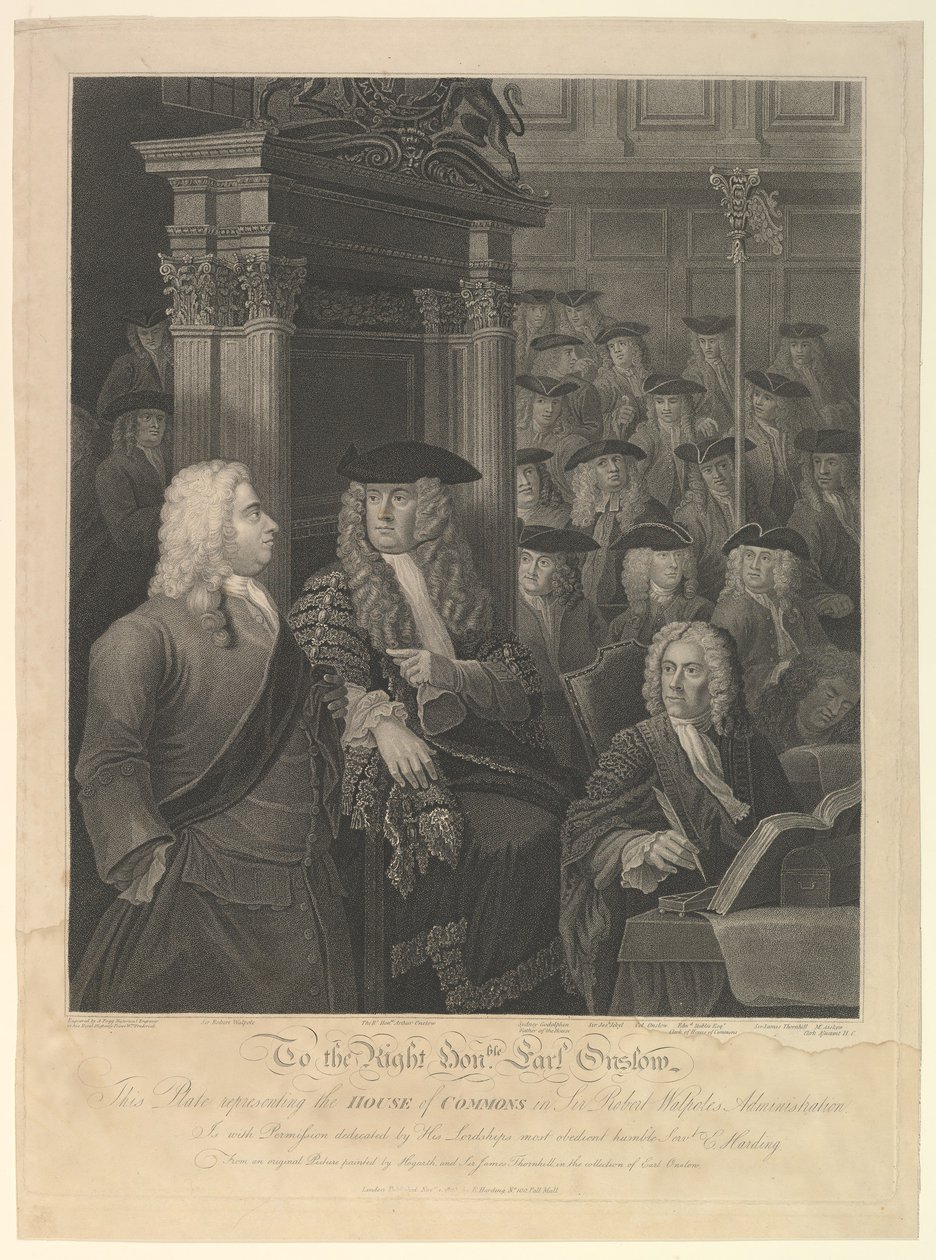 Underhuset - Sir Robert Walpoles administration, 1. november 1803. af Anthony Fogg