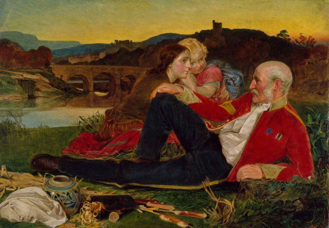 Efterår, c.1860-62 af Anthony Frederick Augustus Sandys