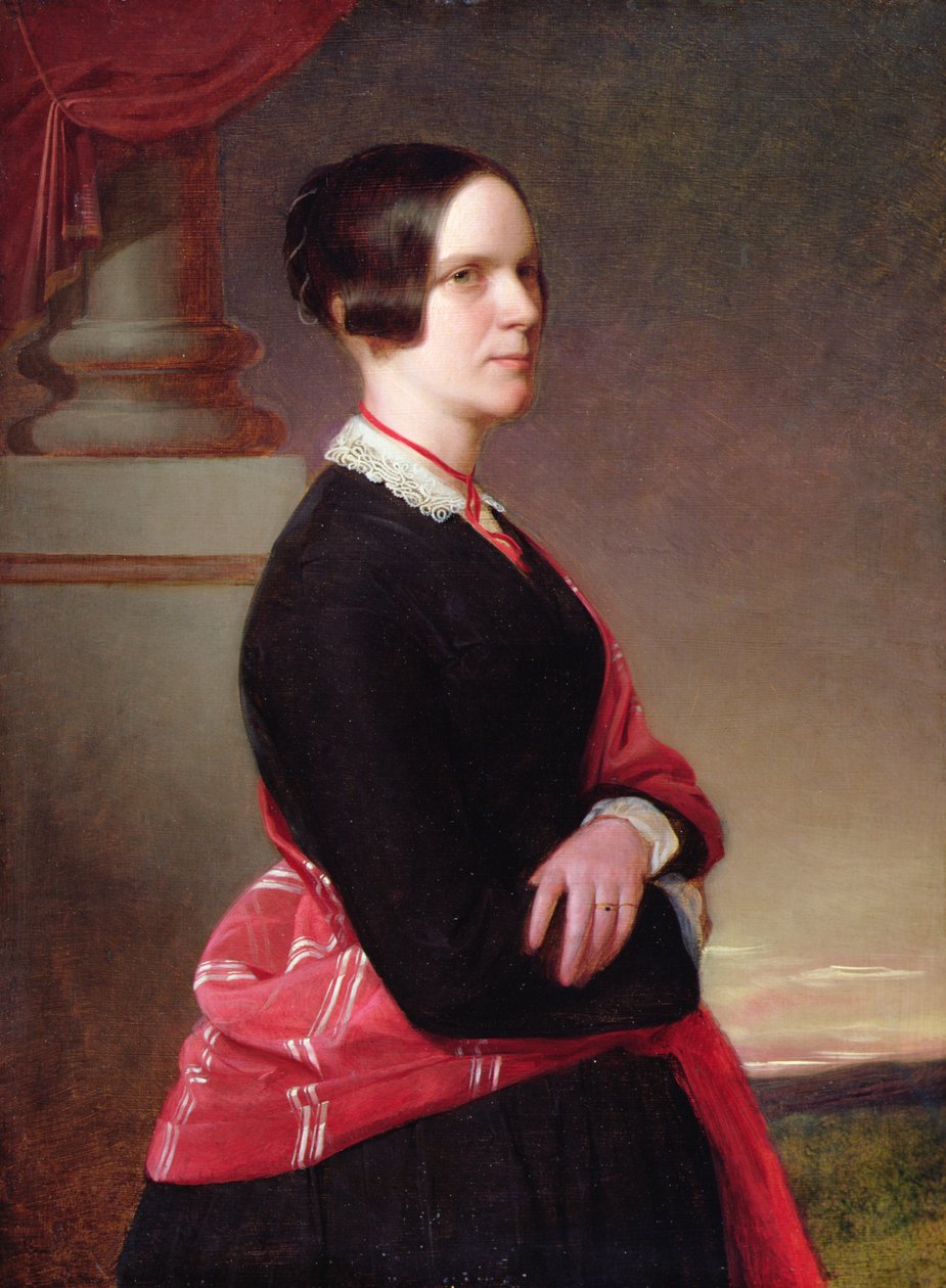 Portræt af fru Sandys, kunstnerens mor, senere 1840