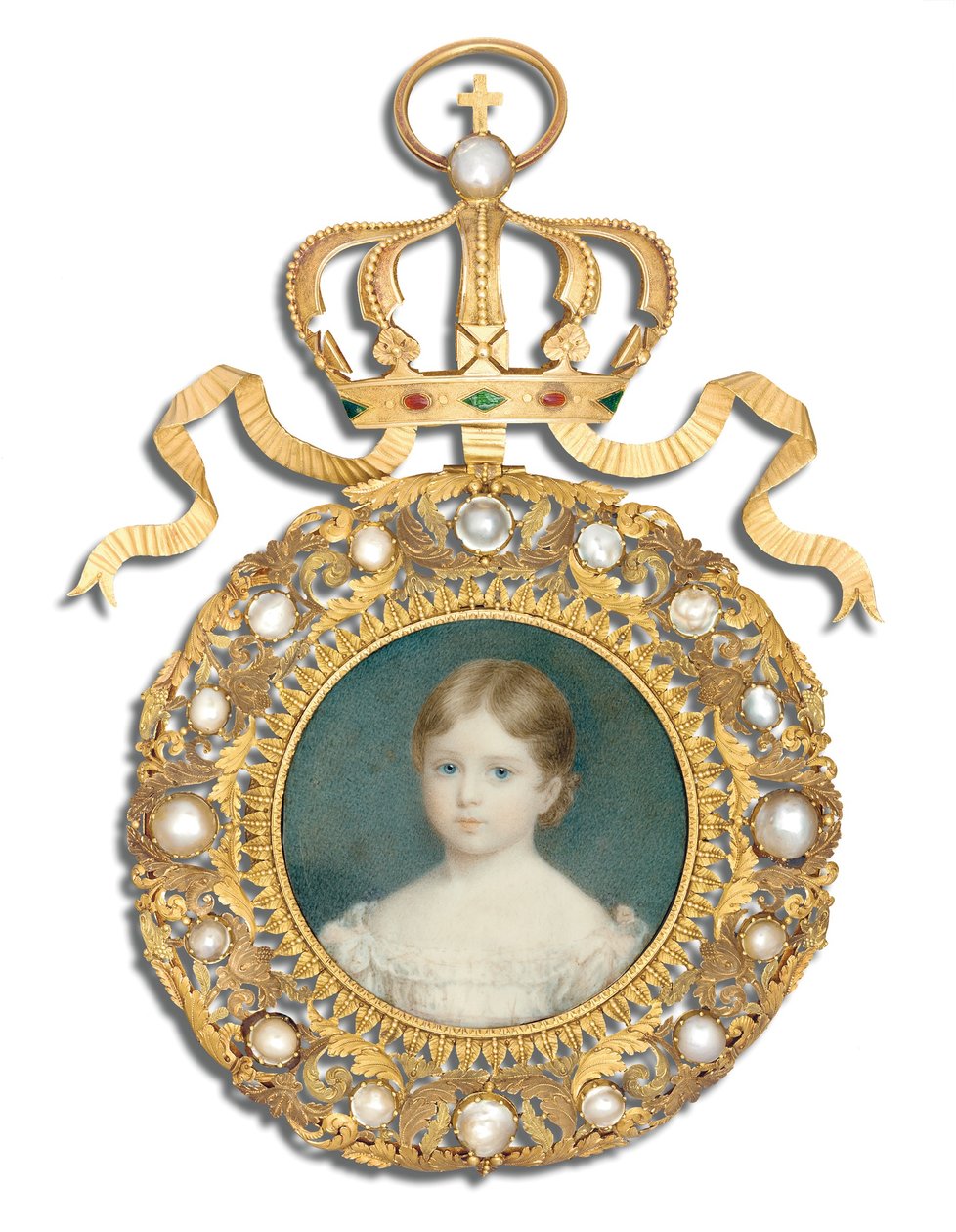 Dronning Victoria som barn, 1825 af Anthony Stewart