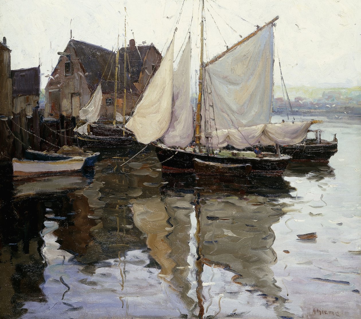 Harborside, Gloucester af Anthony Thieme