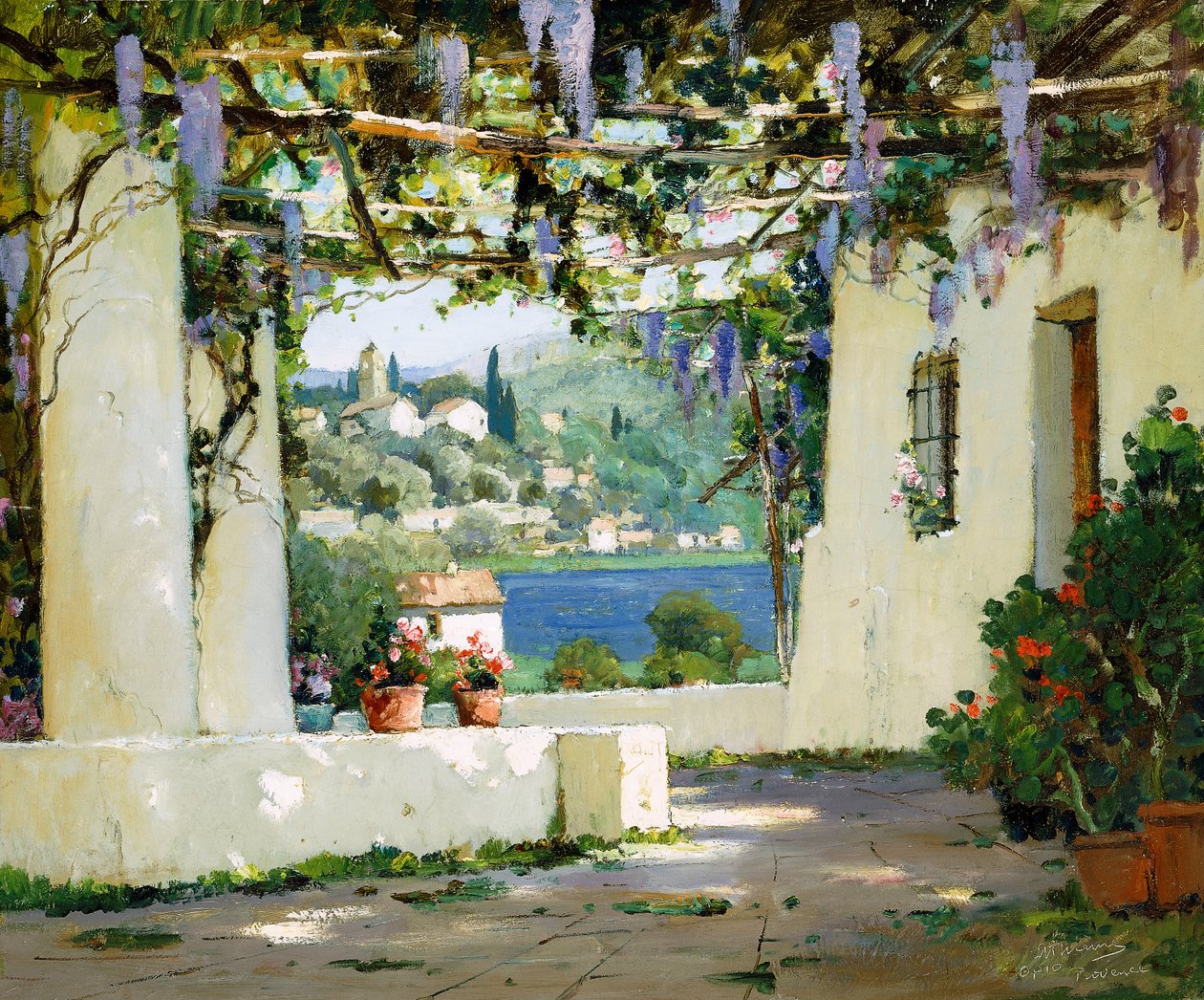 Middelhavs-patio af Anthony Thieme