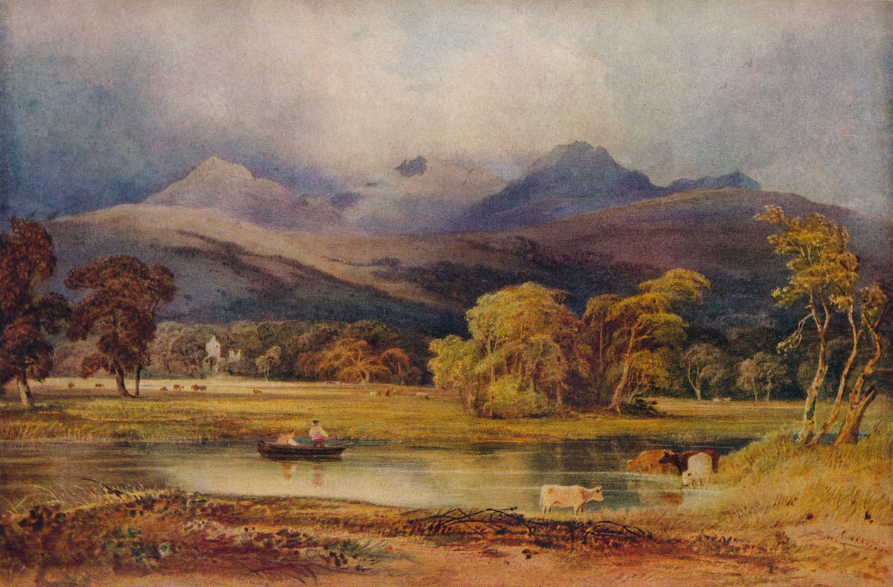 Glen Finlass, c1846 af Anthony Vandyke Copley Fielding