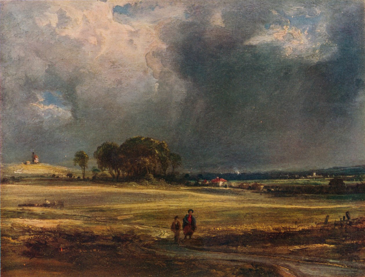 Landskab, c1800-tallet, 1923 af Anthony Vandyke Copley Fielding