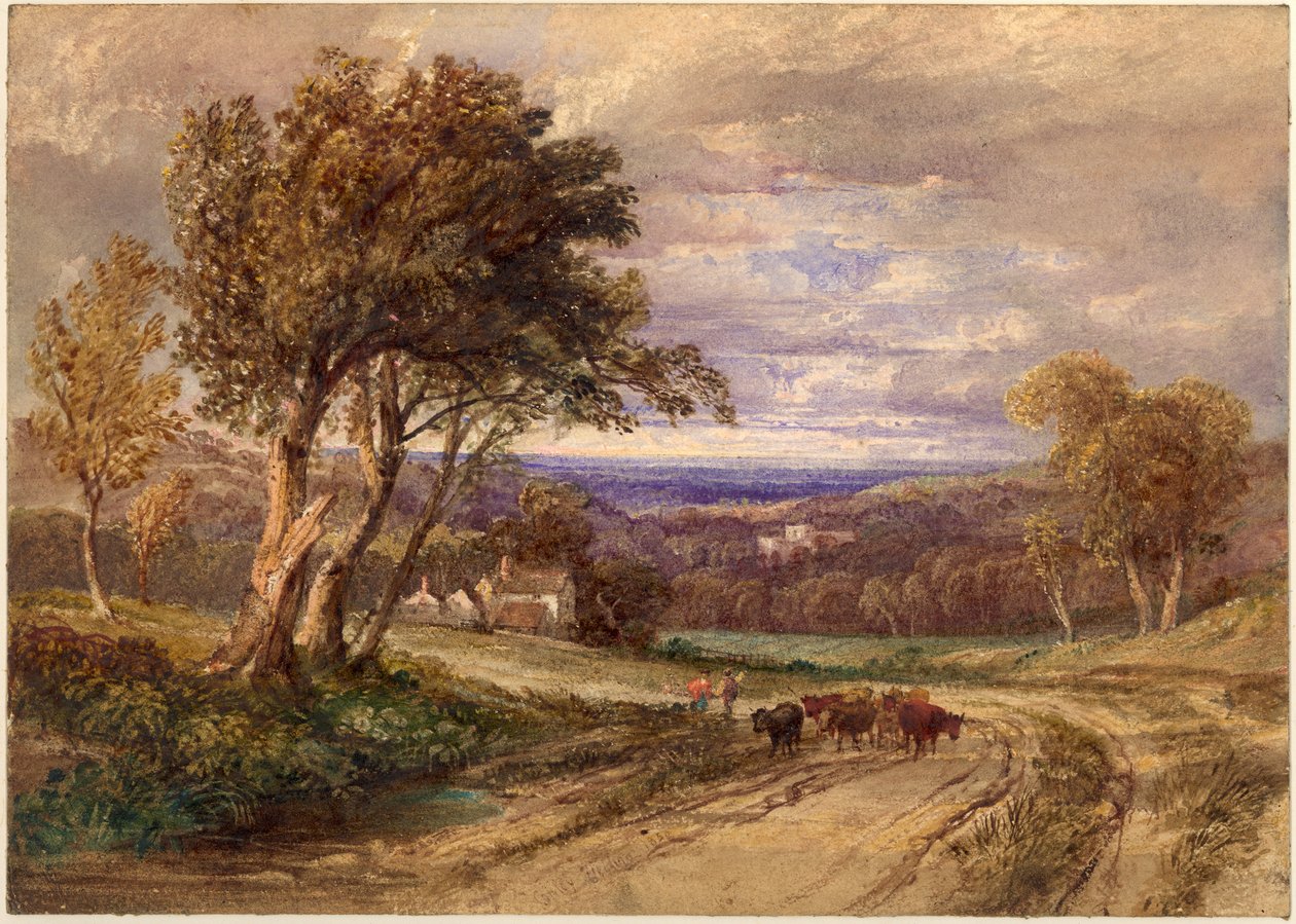 Lanercost Priory af Anthony Vandyke Copley Fielding