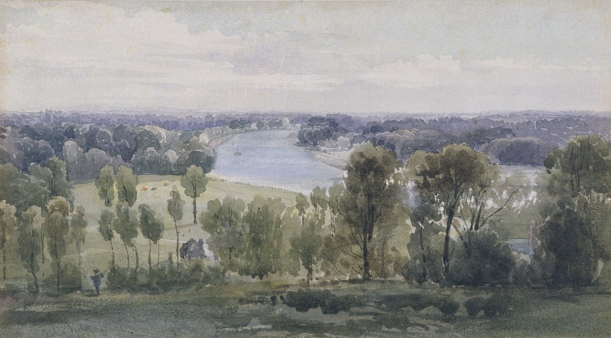 Richmond Hill, 1830 af Anthony Vandyke Copley Fielding