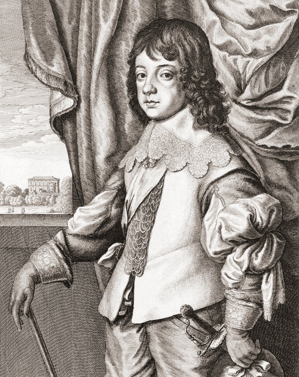 Kong Charles II af England som barn af Anthony van (after) Dyck