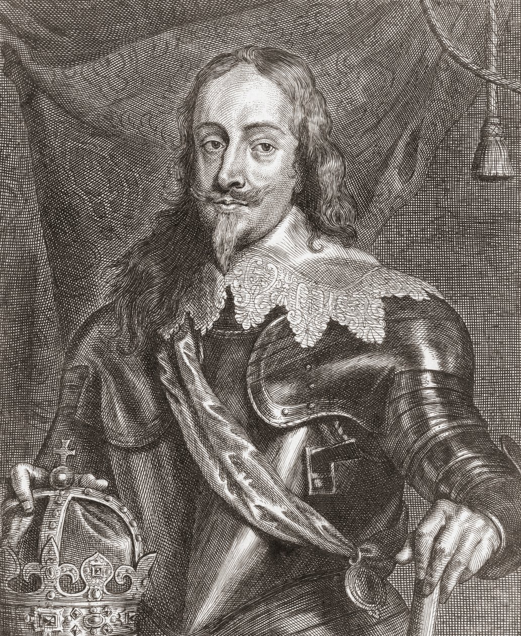 Kong Charles I, konge af England, Skotland og Irland. af Anthony van (after) Dyck