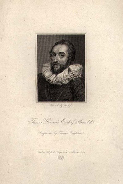 Thomas Howard, jarl af Arundel (1585-1646), graveret af Francis Engleheart af Anthony van (after) Dyck