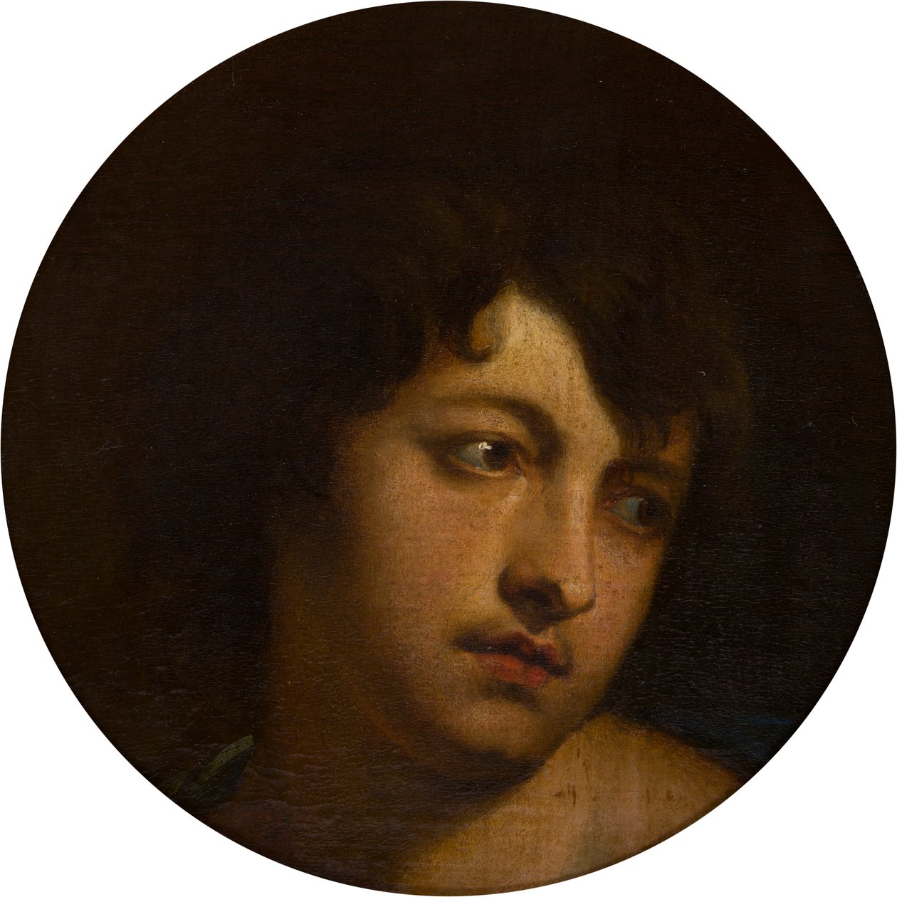 Portræt af van Dyck som Paris, ca. 1610-20 (olie på lærred) af Anthony van (studio of) Dyck