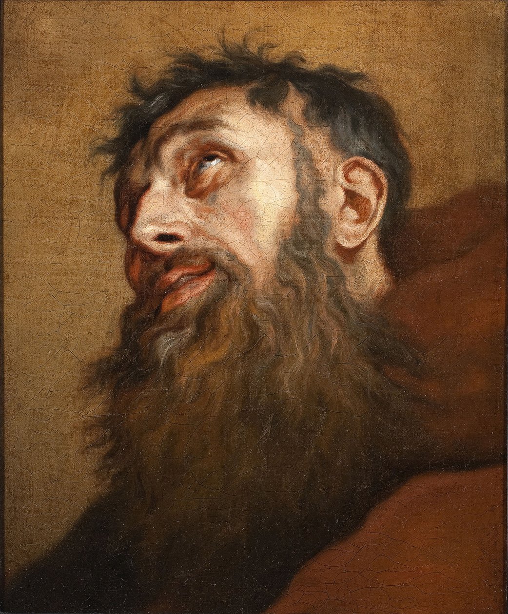Saint Francis par Dyck, Sir Anthony van af Anthony van (studio of) Dyck