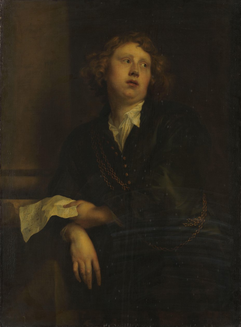 Portræt af Hendrik Liberti (ca. 1600-c. 1669) af Anthony van Dyck (after)