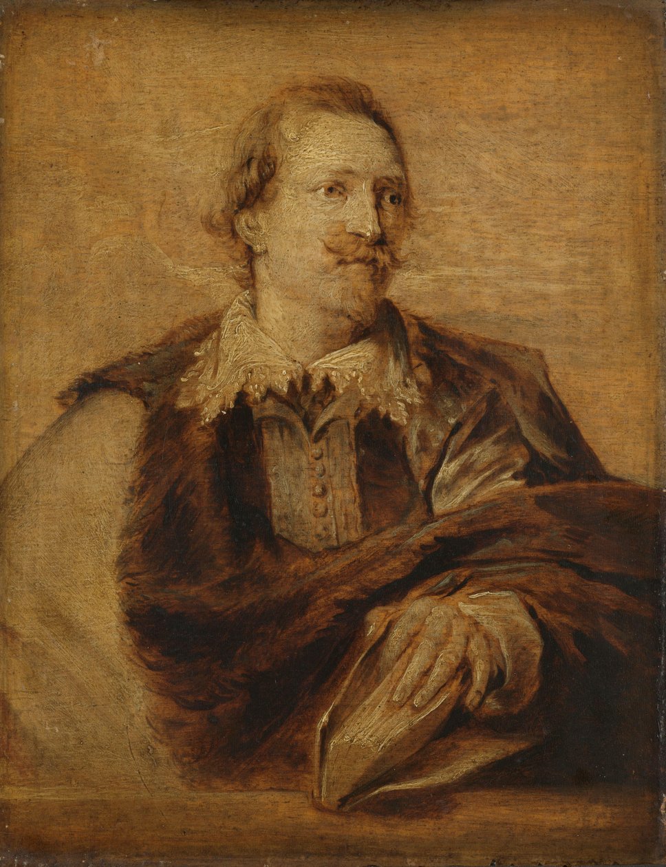 Portræt af Jan Gaspar Gevaerts (1593-1666) af Anthony van Dyck (after)