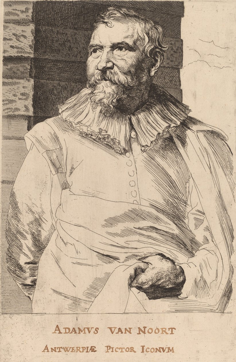 Adam van Noort, sandsynligvis 16261641. af Anthony van Dyck