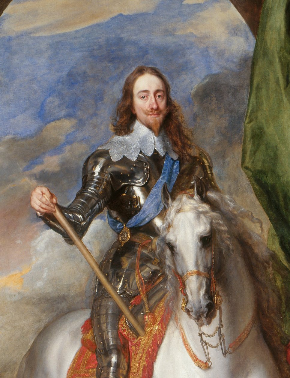 Charles I (1600-1649) med M. de St Antoine af Anthony van Dyck