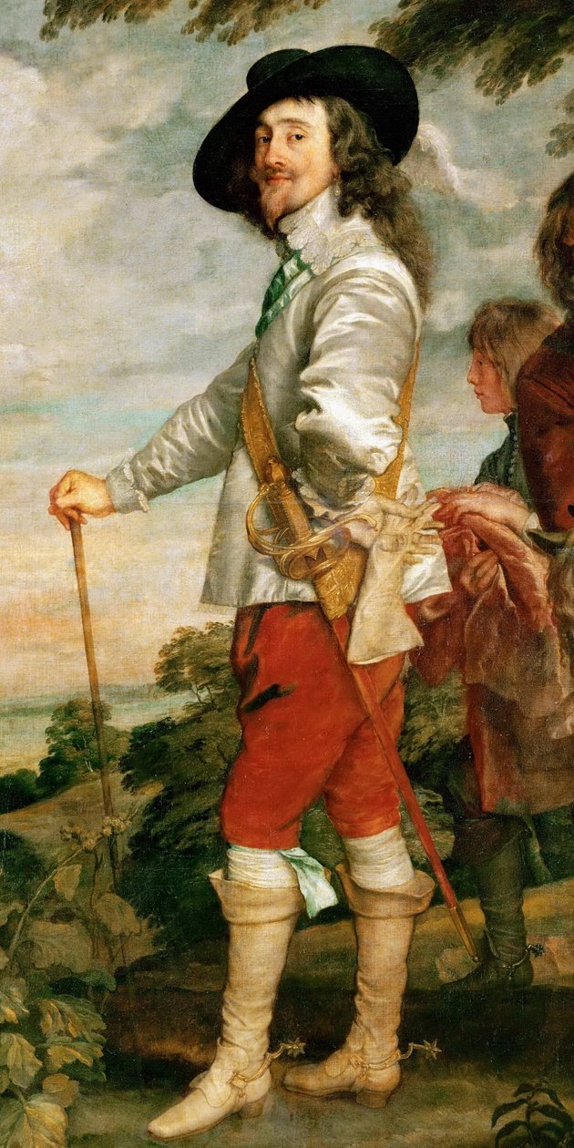 Karl I på jagt af Anthony van Dyck