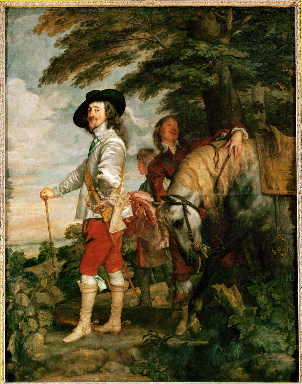 Charles I, konge af England, portræt af jagten - ... af Anthony van Dyck