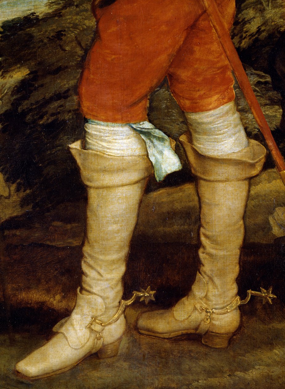 Charles I jagt, af Anthony van Dyck (1599-1641), detaljer af Anthony van Dyck