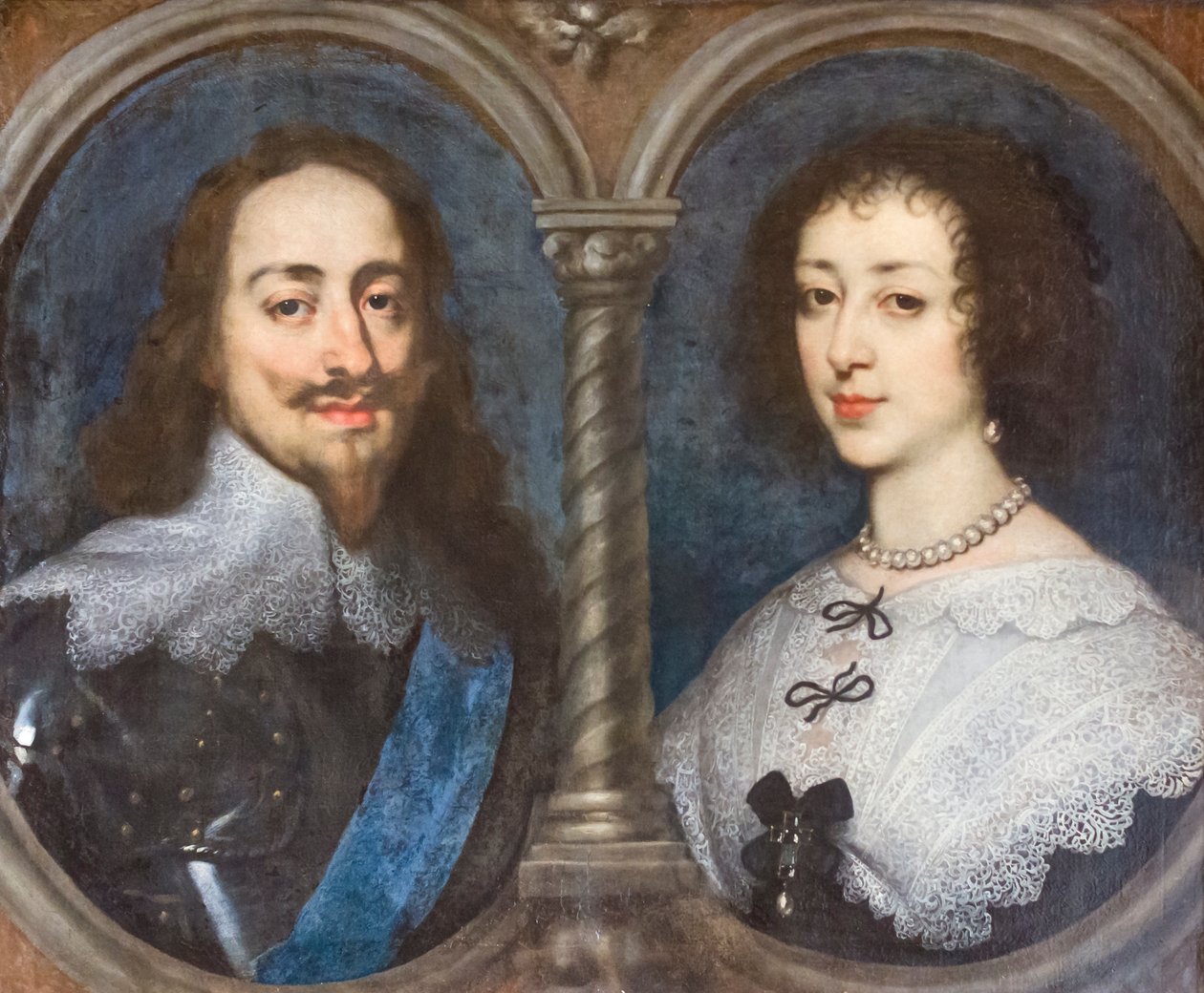 Charles I af England og Henrietta af Frankrig (maleri) af Anthony van Dyck