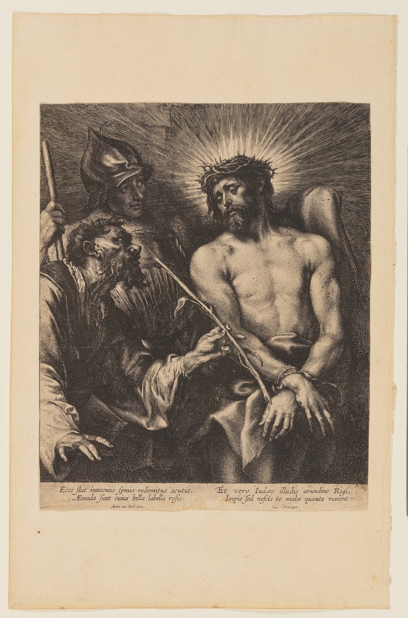 Kristus kronet med torne af Anthony van Dyck
