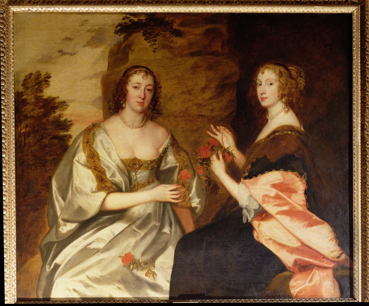 Grevinde af Morton (d.1654) og Mrs. Killigrew (d.1638) af Anthony van Dyck