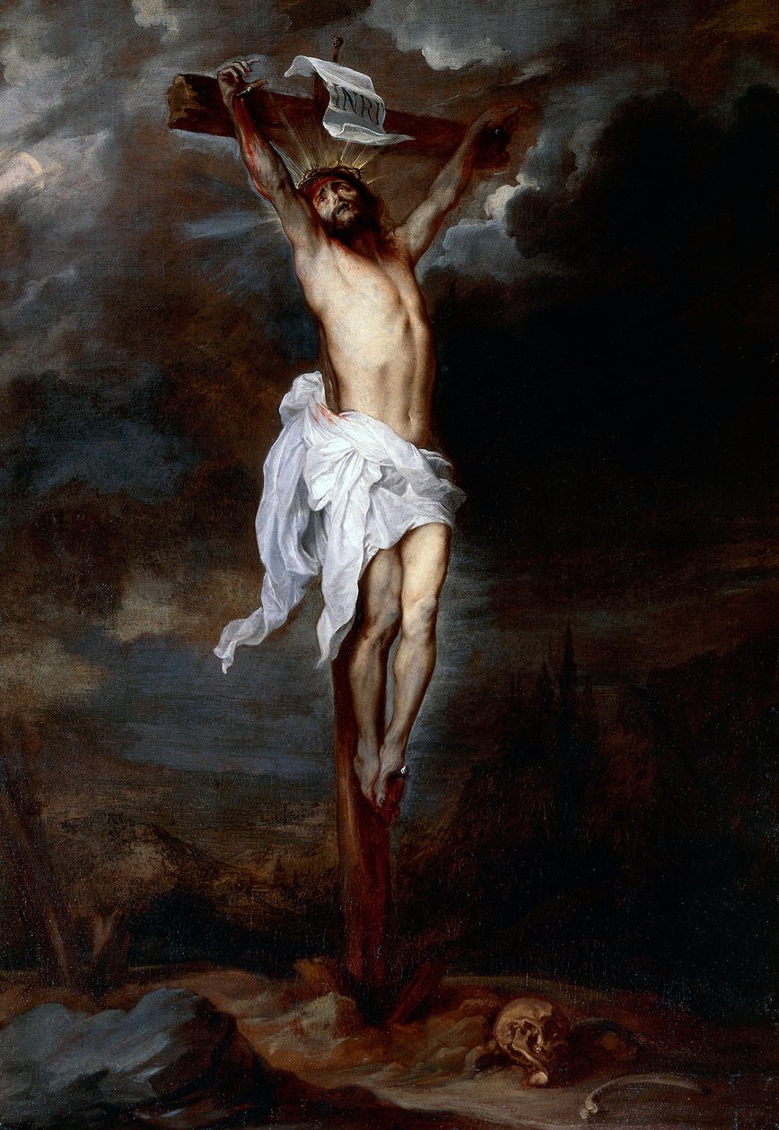 Crucifixion, ca 1621-1625, af Anton van Dyck (1599-1641), olie på lærred af Anthony van Dyck