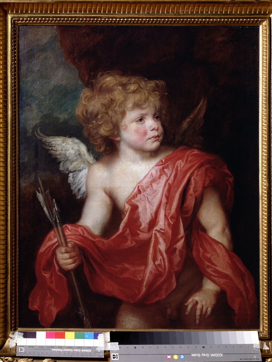 ""Cupid (Cupid)"" Maleri af Sir Anthonis (Anton eller Antoon) van Dyck (1599-1641) Pushkin Museum Moskva fra det 17. århundrede af Anthony van Dyck