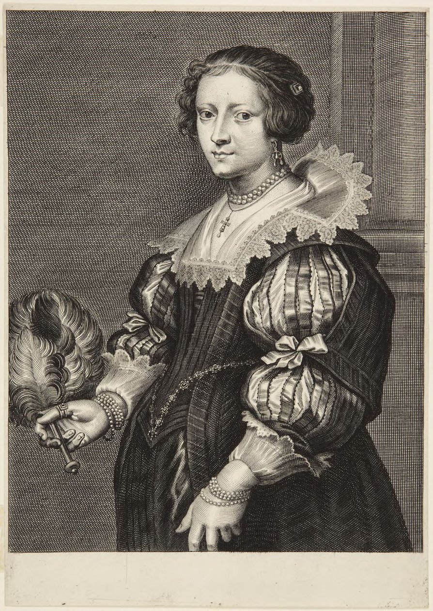 Fru Anna Wake af Anthony van Dyck