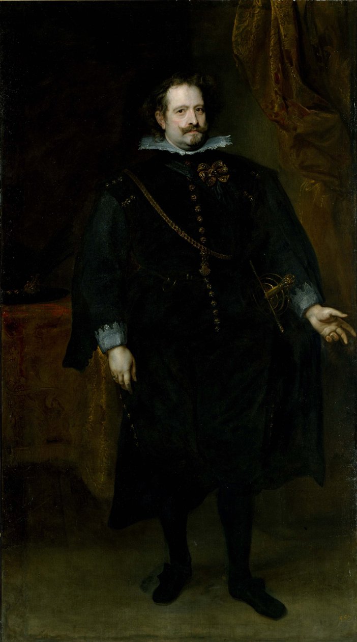 Diego Felipe de Guzmán, markis af Leganés, ca 1634 af Anthony van Dyck