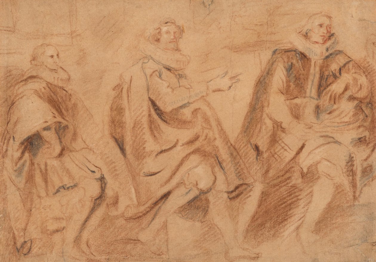 Tre bruxellske rådmænd af Anthony van Dyck