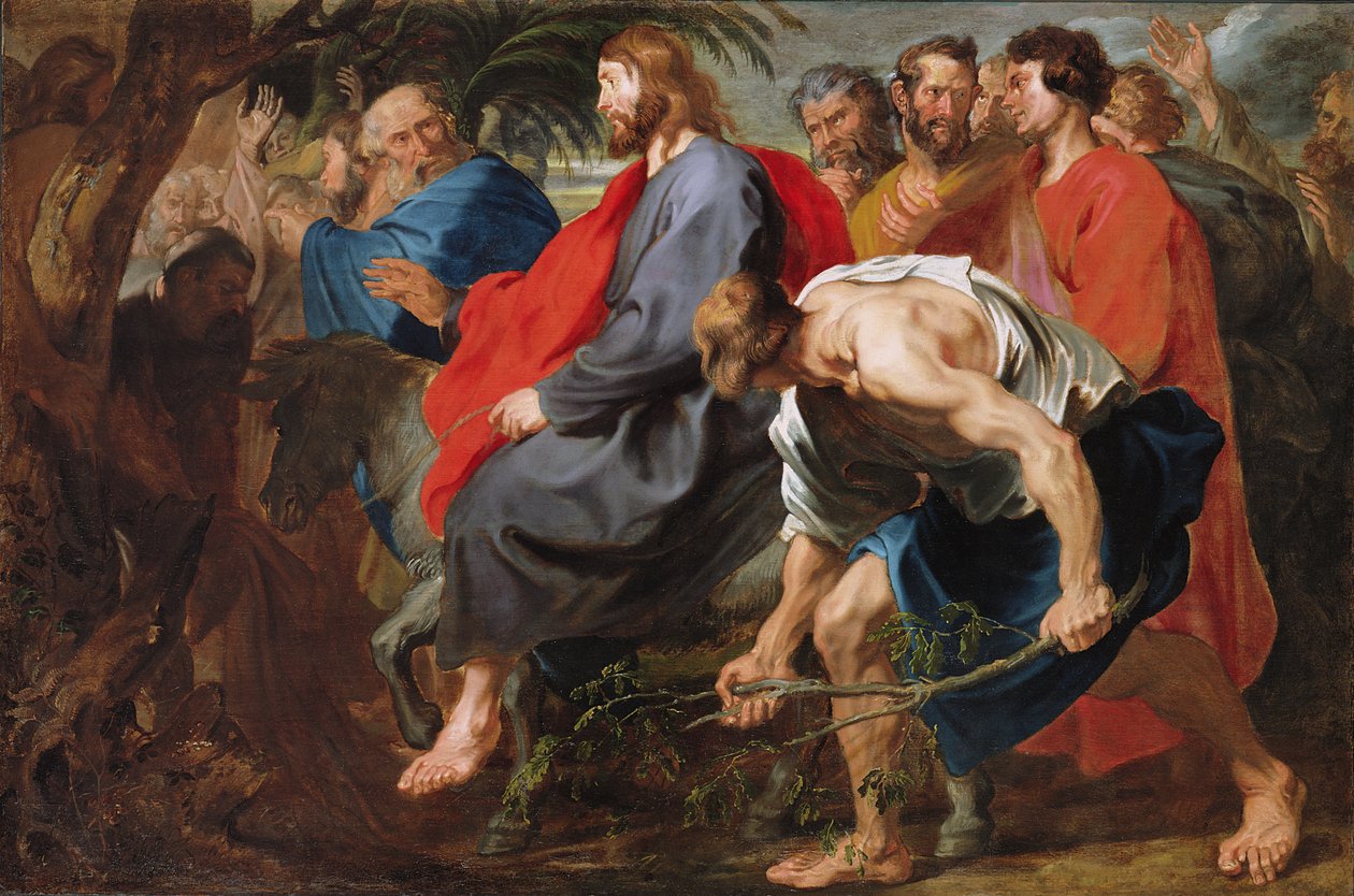 Kristi indtog i Jerusalem, ca. 1617 (olie på lærred) af Anthony van Dyck