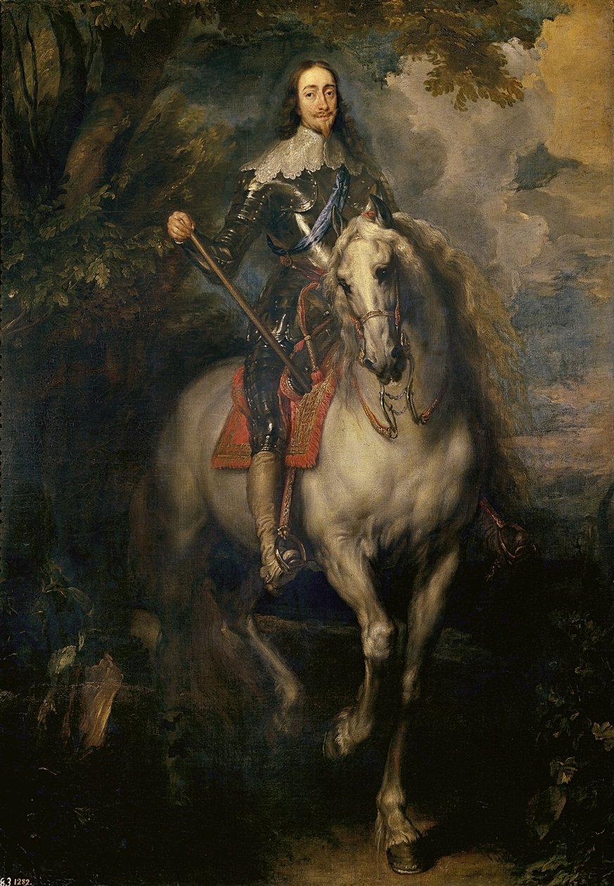 Rytterportræt af Charles I Charles I til hest af Anthony van Dyck