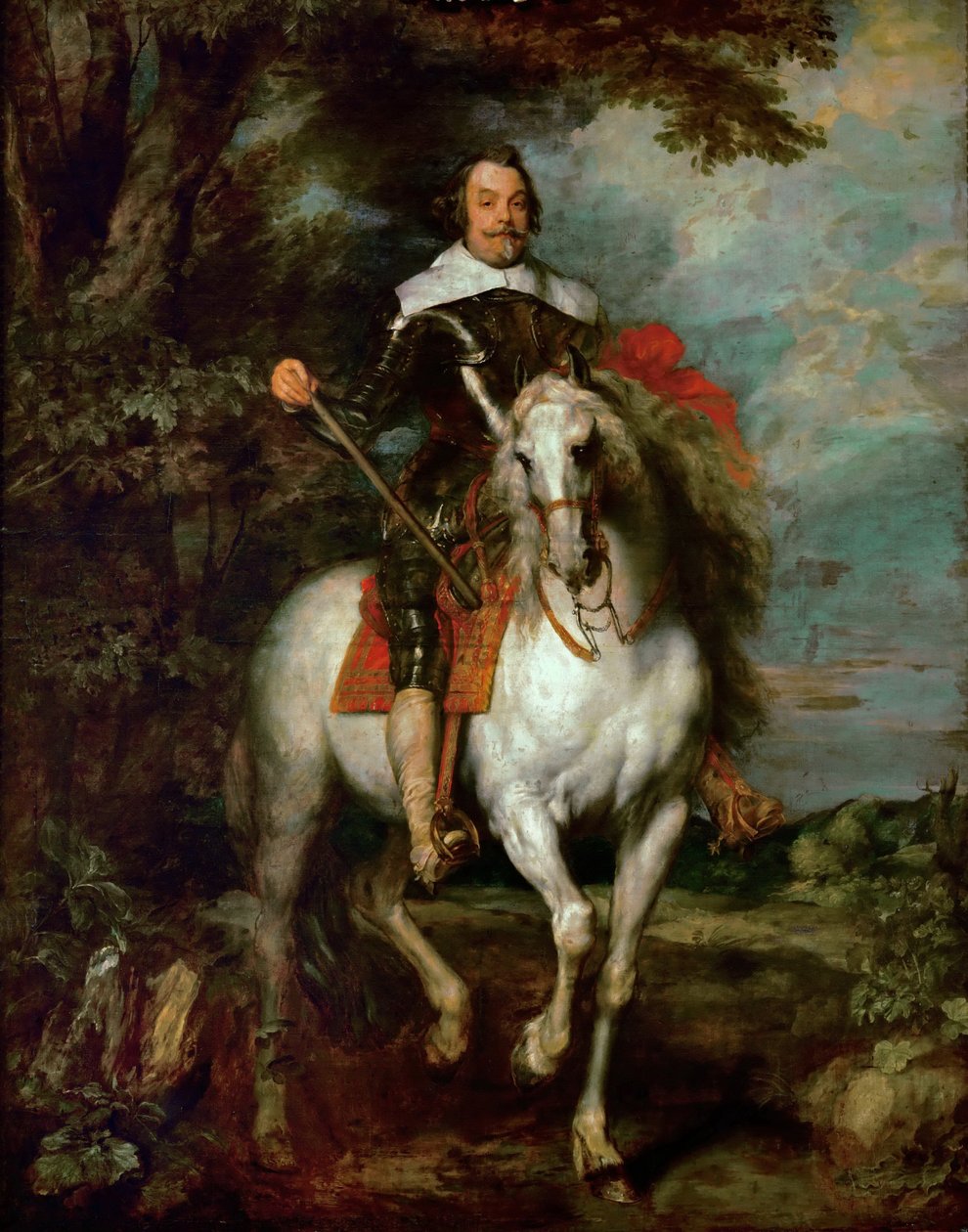 Ridesportræt af Francisco de Moncada 15861635, markis af Aytona og greve af Ossuna af Anthony van Dyck