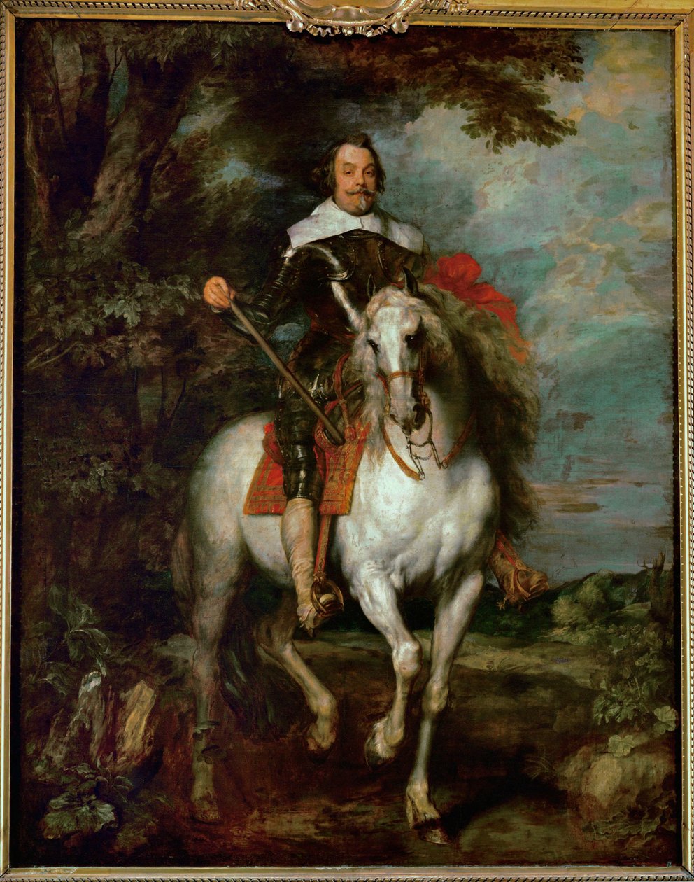 Francisco de Moncada, greve af Ossuna, ambassadør og øverstbefalende for de spanske tropper i Holland ... af Anthony van Dyck