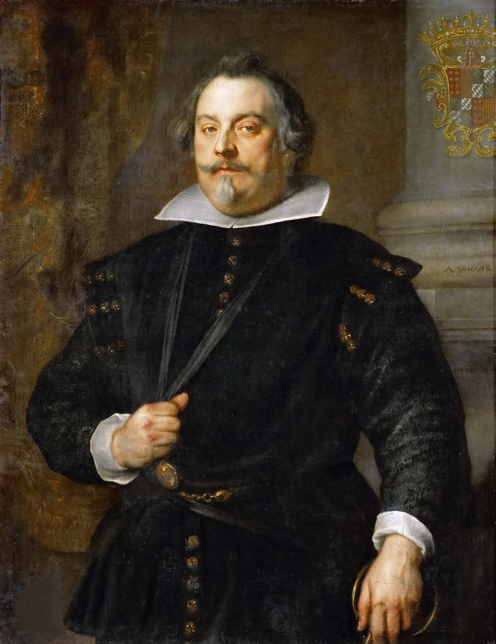 Francisco de Moncada, markis af Aytona, ca 1634. af Anthony van Dyck