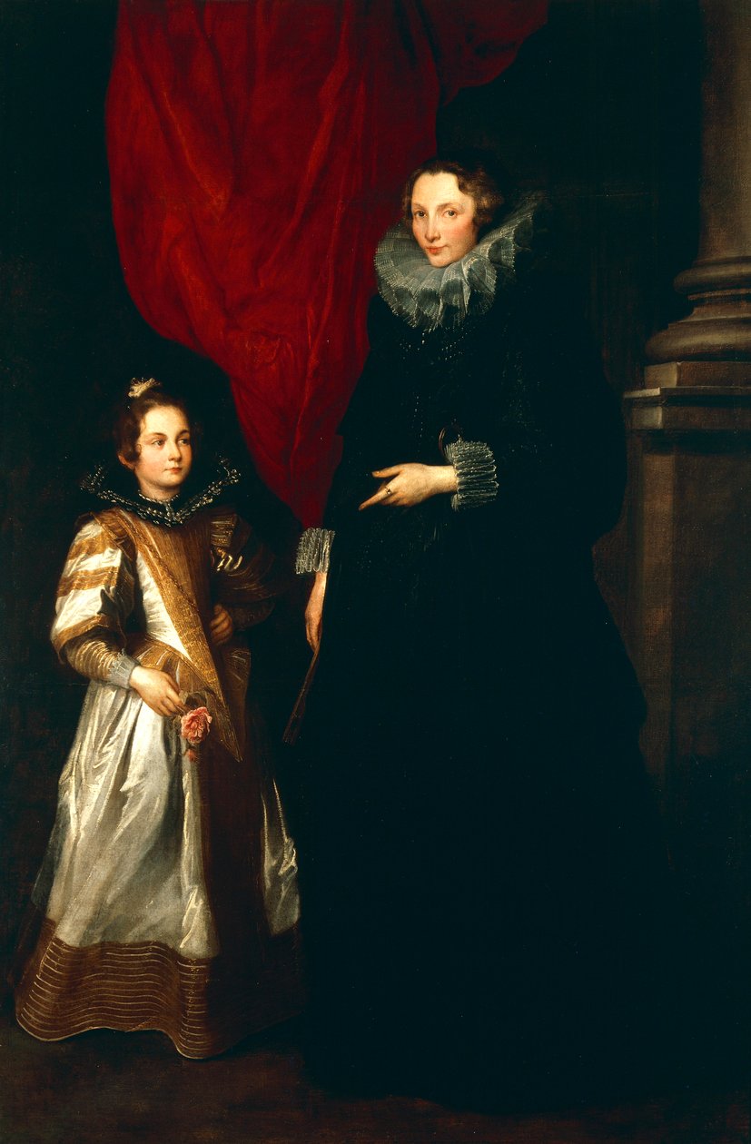 Geronima Brignole Sale med sin datter af Anthony van Dyck