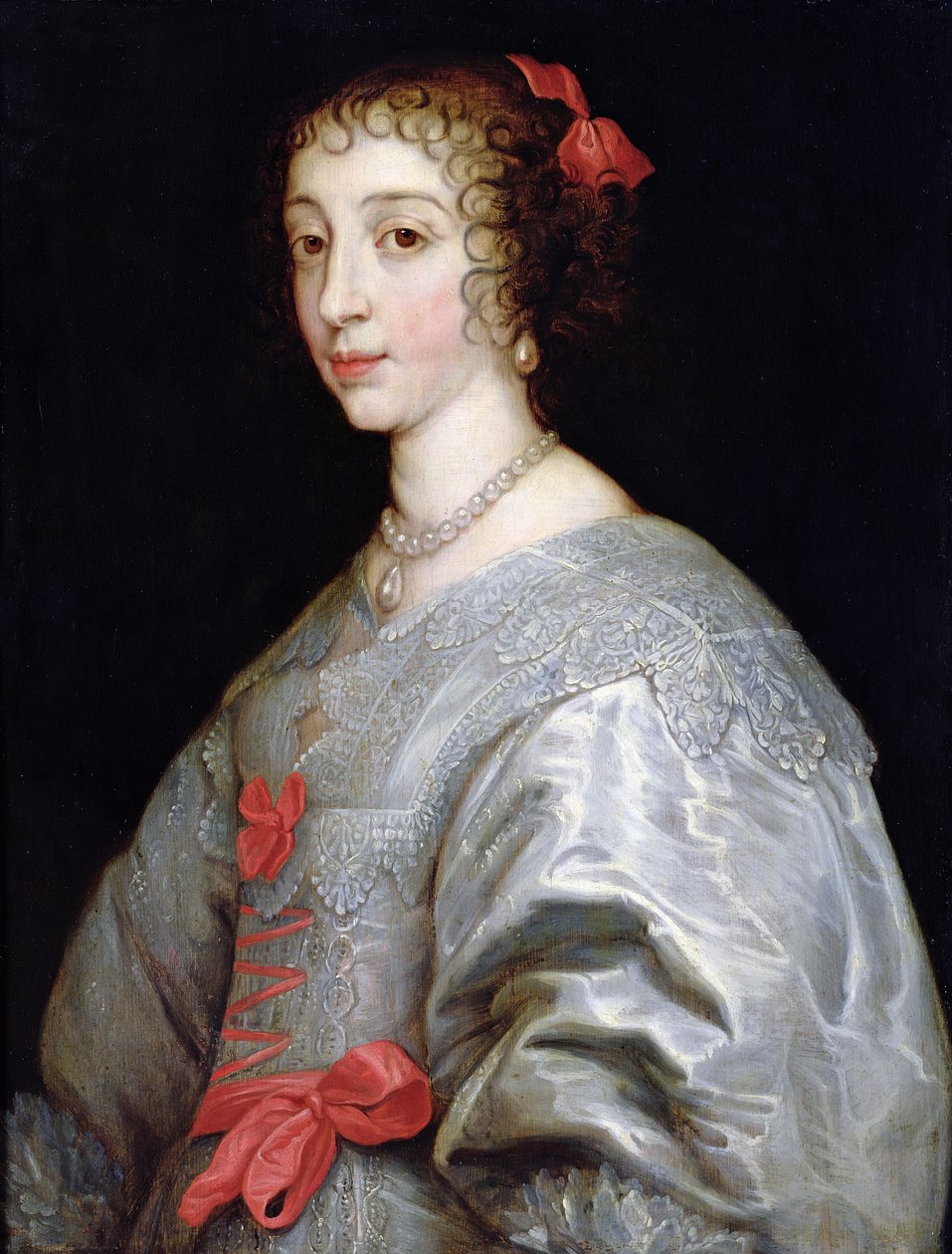 Henrietta-Maria af Frankrig (1609-69) af Anthony van Dyck