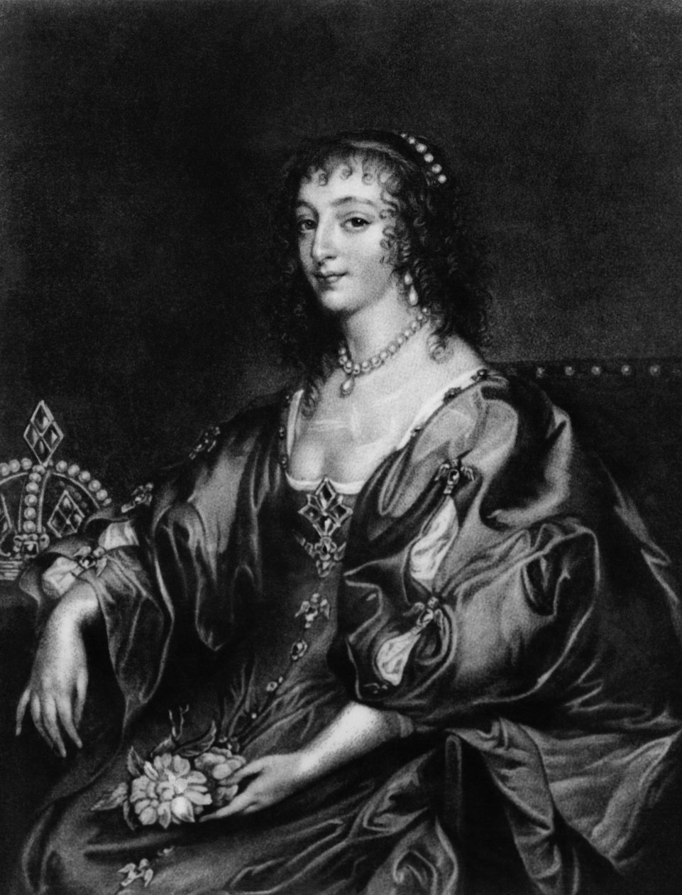Henrietta Maria (1609-69), illustration fra 