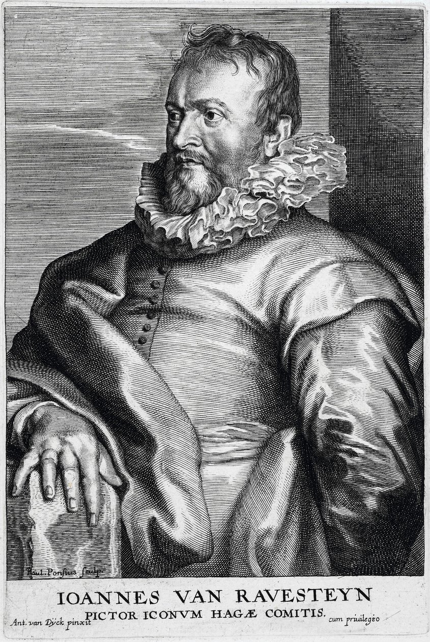 Ioannes van Ravesteyn - Pictor Iconvm Hagae Comitis af Anthony van Dyck
