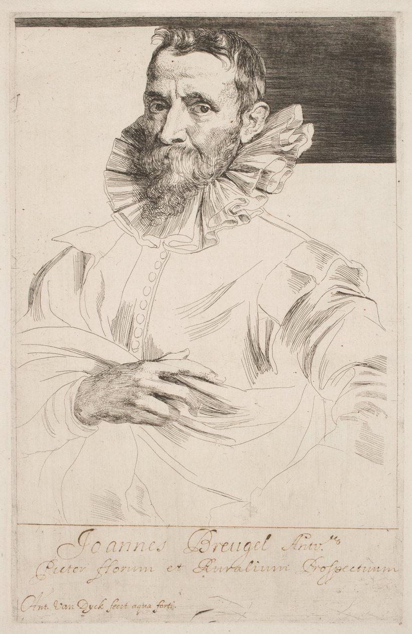 Jan Brueghel, n. 1632 (etsaus) af Anthony van Dyck